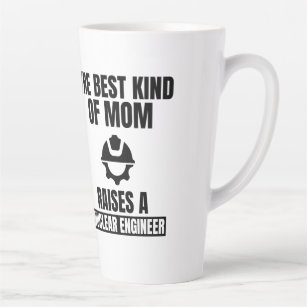 The best kind of mom raises a nuclear engineer latte mug