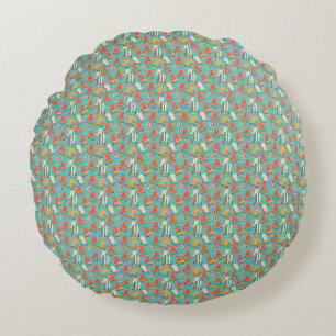 The Best Kind Of Therapy Is Beach Therapy Round Pillow