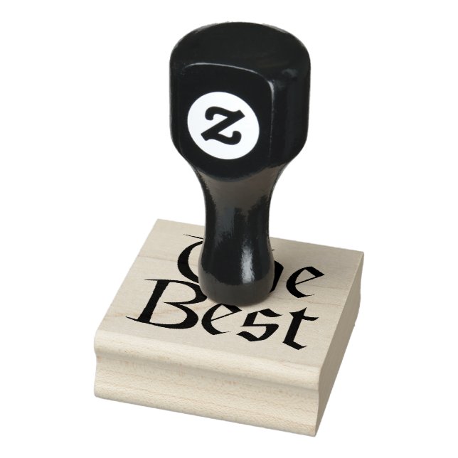 The Best large rubber stamp w handle (Stamp)