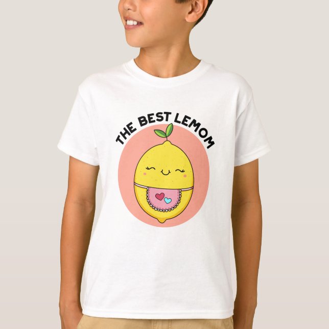 The Best Lemom Funny Lemon Pun  T-Shirt (Front)