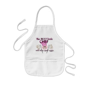 The Best Little Chef Kids' Apron by HappyLuckyThankful at Zazzle
