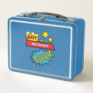 The best mechanic ever, #mechanic metal lunch box