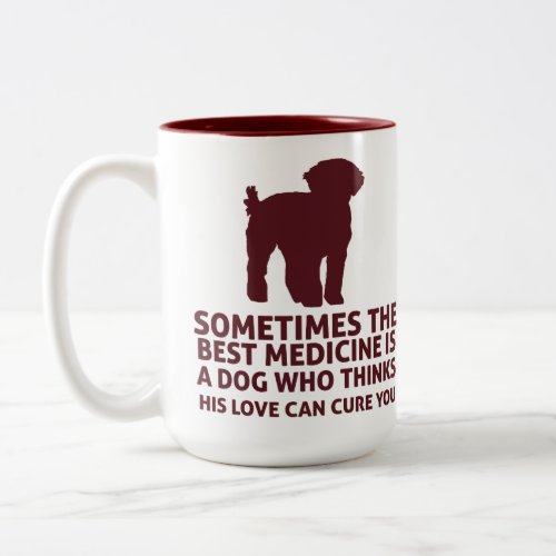 The Best Medicine Doodle Service Dog 15oz Mug