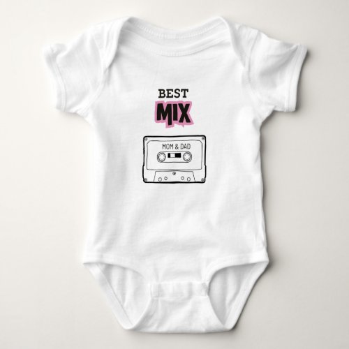 The Best Mix Baby Girl Bodysuit 
