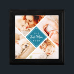 The Best Mom Ever Modern Custom Photos Gift Box<br><div class="desc">This simple and classic design is composed of serif typography and add a custom photo. "The Best Mom Ever" in the middle and surrounded by four photos of your mom,  mommy,  mother,  mum,  mama etc.</div>