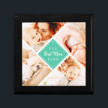 The Best Mom Ever Modern Custom Photos Gift Box<br><div class="desc">This simple and classic design is composed of serif typography and add a custom photo. "The Best Mom Ever" in the middle and surrounded by four photos of your mom,  mommy,  mother,  mum,  mama etc.</div>
