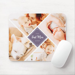 The Best Mom Ever Modern Custom Photos Mouse Pad