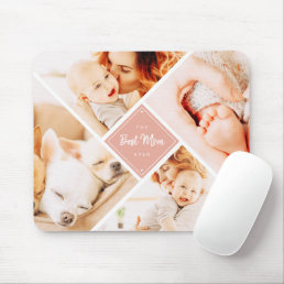 The Best Mom Ever Modern Custom Photos Mouse Pad