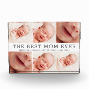 The Best Mom Ever Mother’s Day Photo Collage Block