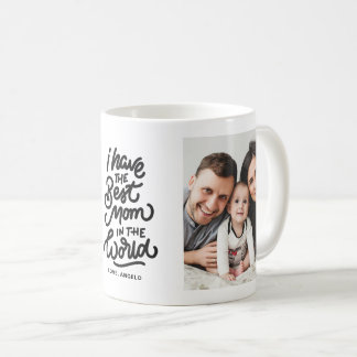 The Best Mom in the World Photo Collage Mug