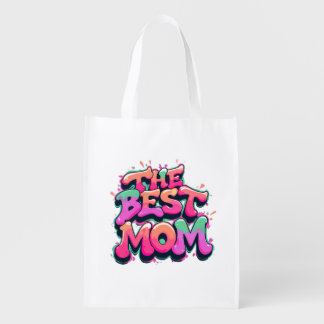 The best mom style graffiti grocery bag