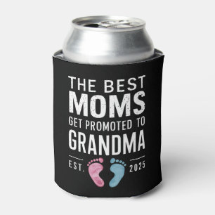 The Best Moms Get Promoted To Grandma Est 2025 Can Cooler