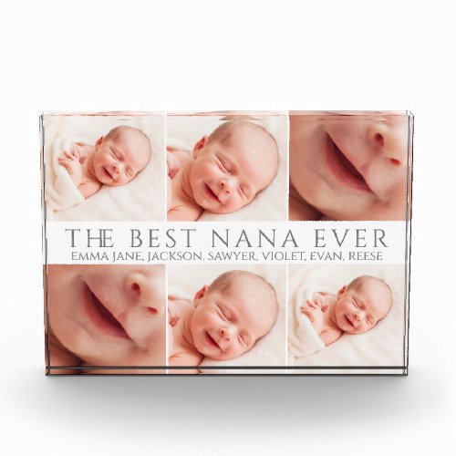 The Best Nana Ever Mothers Day Photo Collage