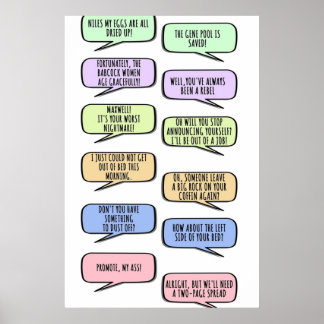 The best NilesCC insults Poster