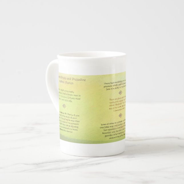 The Best of Pride and Prejudice Tea Cup (Front Left)