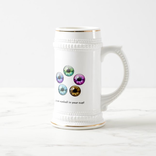 The Best Part of Waking Up.... Beer Stein (Right)