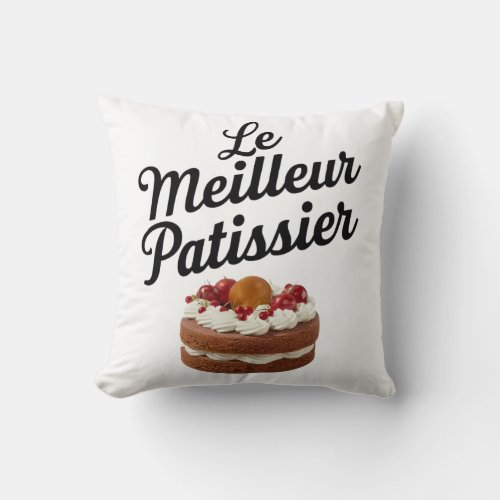 the best patisserie throw pillow