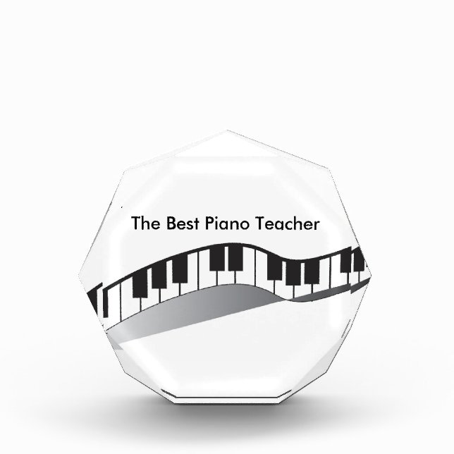 The Best Piano Teacher Award (Front)