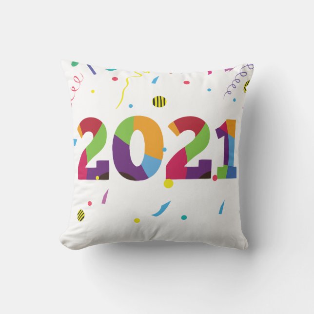 The best pillow design for New Year 2021 (Front)