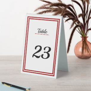 The best place table tent