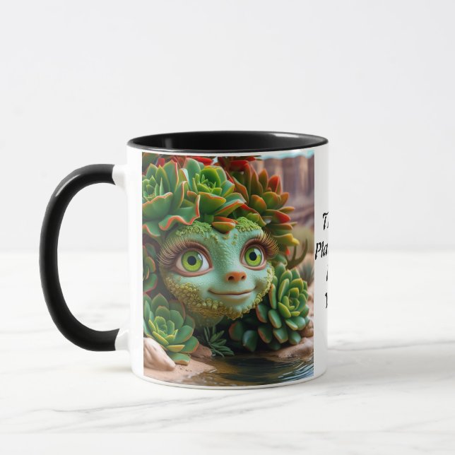 ''The Best Planty Mom In The World'' | Coffee Mug (Left)