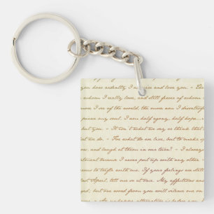 The Best Quotes from Jane Austen Keychain