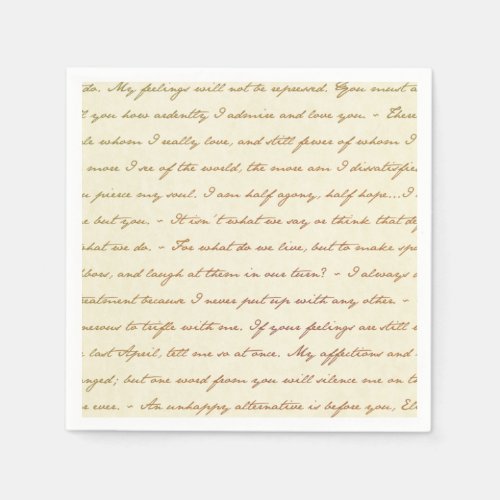 The Best Quotes from Jane Austen Napkins
