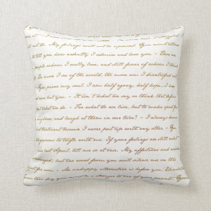 The Best Quotes from Jane Austen Throw Pillow