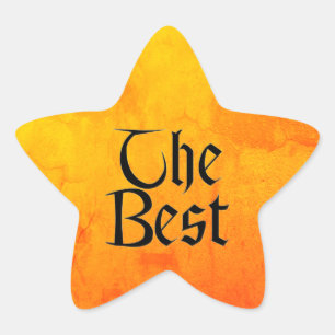 The Best star small stickers