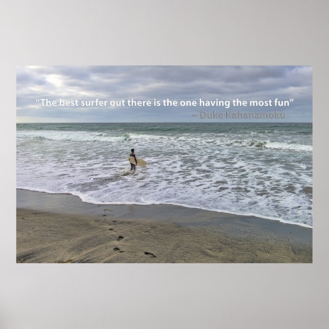 The best surfer out there poster (Front)