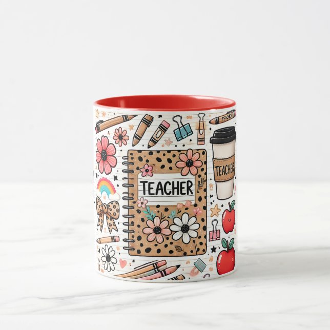 The Best Teacher Personalized Wrap Mug (Center)