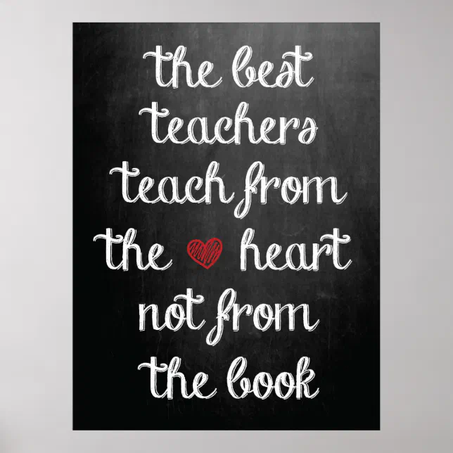 The Best Teachers Poster | Zazzle