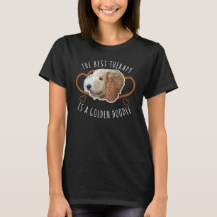 The Best Therapy Is A Goldendoodle Doodle Mom Dood T-Shirt