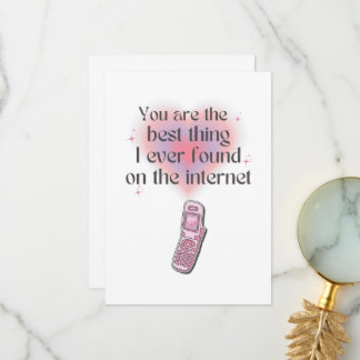 The best thing I found on the internet Thank You Card