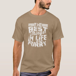 The best things in life are furry Horse T-Shirt