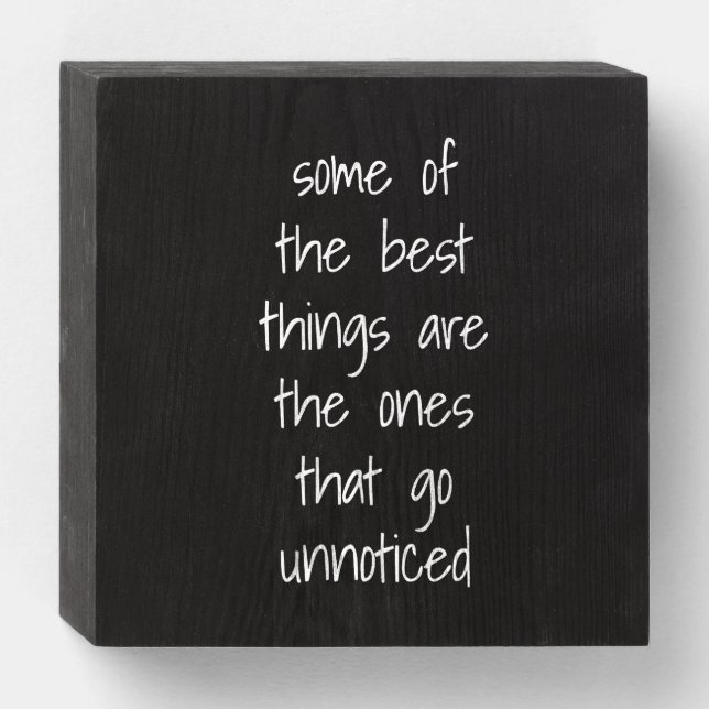 The Best Things Wood Box Sign (Front Horizontal)