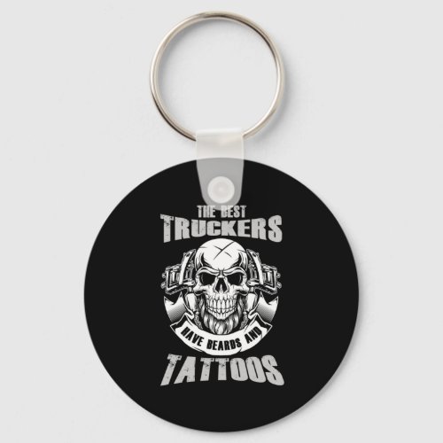 The Best Trucker Driver Cool Driver Gift Keychain