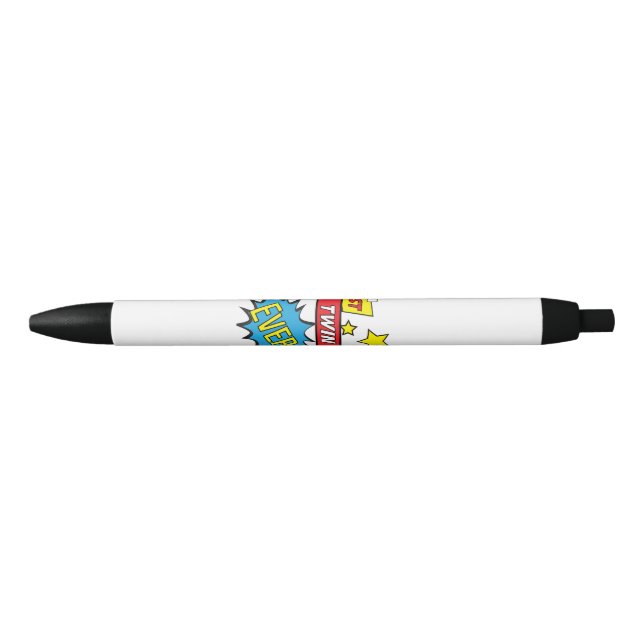 The best twin ever pop art comic book pen (Front)