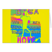 The Best USA Hope  Hillary Stronger Together (Front Horizontal)