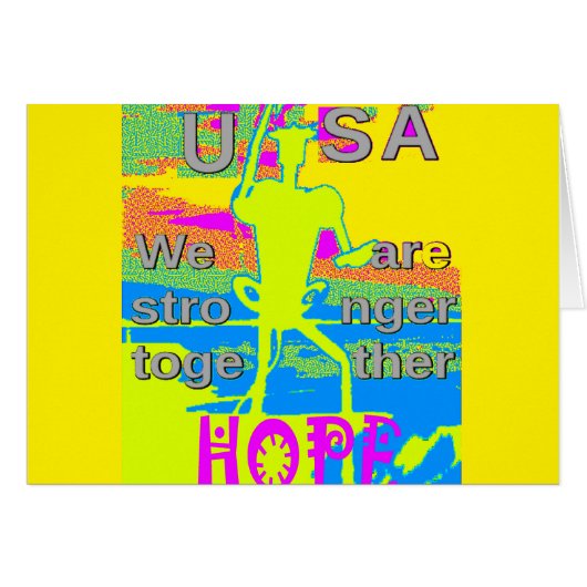 The Best USA Hope Hillary Stronger Together (Front Horizontal)