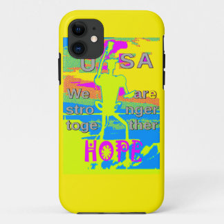 The Best USA Hope Hillary Stronger Together iPhone 11 Case