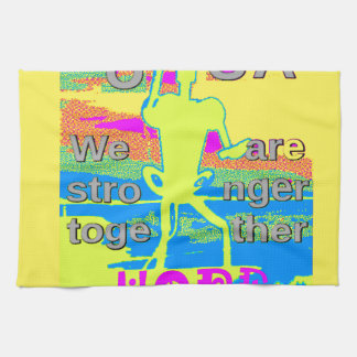 The Best USA Hope Hillary Stronger Together Towel