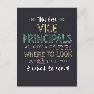 The best Vice Principals show you where to look Postcard