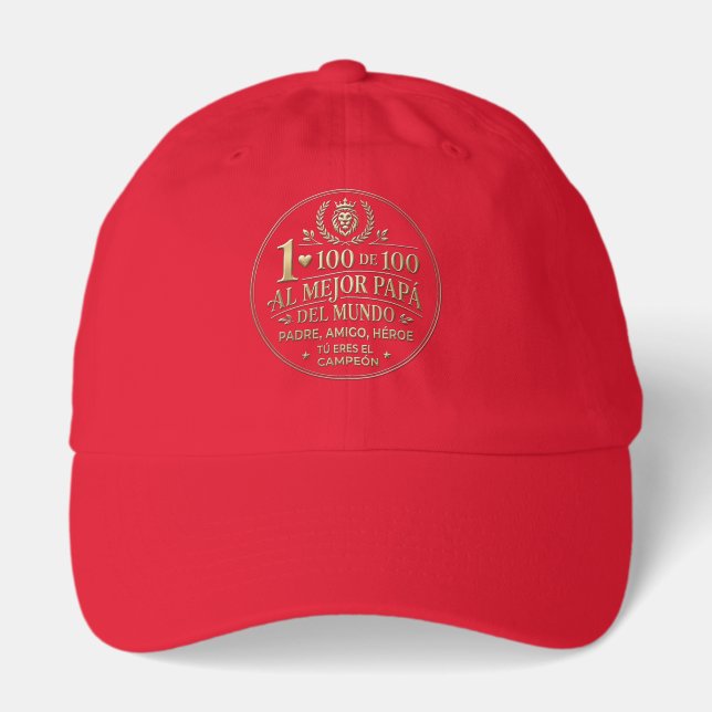 The Best World Dad / Classic Cap (Front)