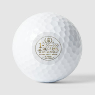 The Best World Dad / Pelota de Golf Balls