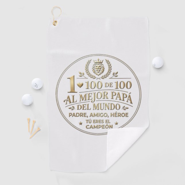 The Best World Dad / Toalla de Golf Towel (InSitu)