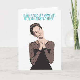 'The best years' a funny card