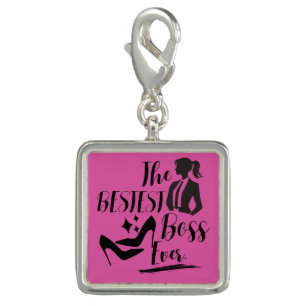 The Bestest Lady Boss  Charm