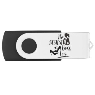 The Bestest Lady Boss  Flash Drive