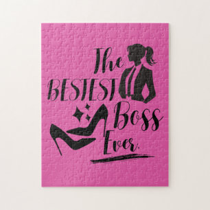 The Bestest Lady Boss  Jigsaw Puzzle